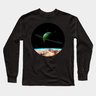 Planetary Art - The Eleven Moons Long Sleeve T-Shirt